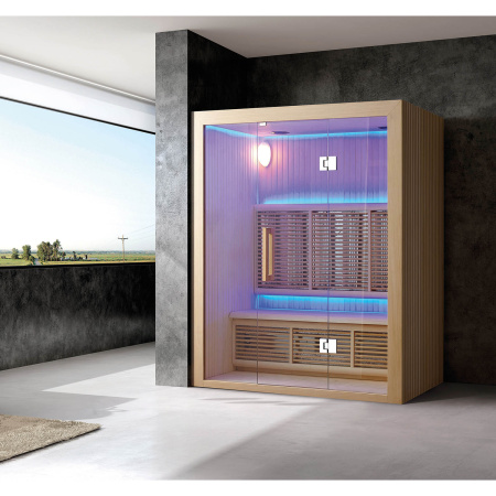 Инфракрасная сауна Mexda WS-1414 красный кедр 1200*1050*1900